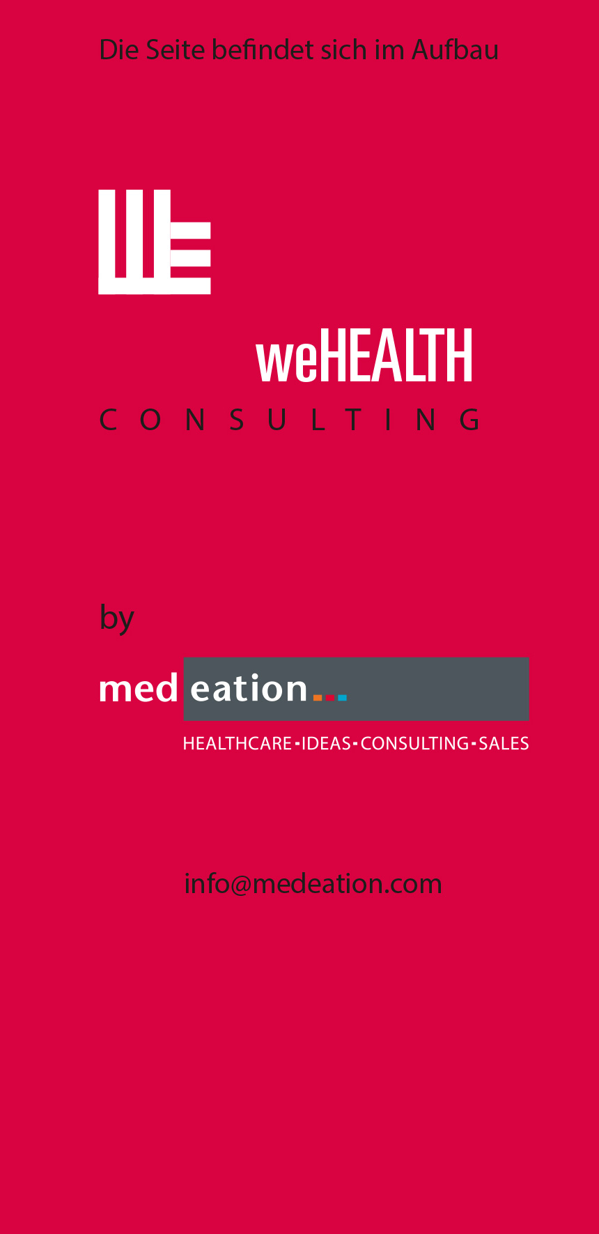 WEHEALTH CONSULTING by medeation | HEALTHCARE-IDEAS-CONSULTING-SALES